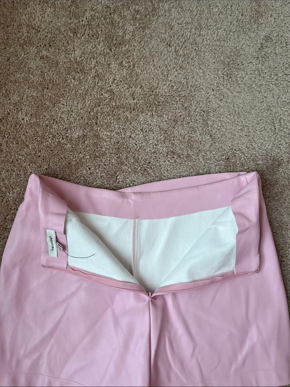 Francesca’s Faux Leather Skort - Picture 7 of 13